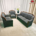 6 Seater Wooden Sofa With Attractive Godi Design  Set ASA-944. 