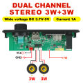 DC 5V Bluetooth 5.0 DIY MP3 WMA Decoder Board 6.5mm Microphone Car Audio USB TF FM Radio MP3 Music Player with Remote Control.
