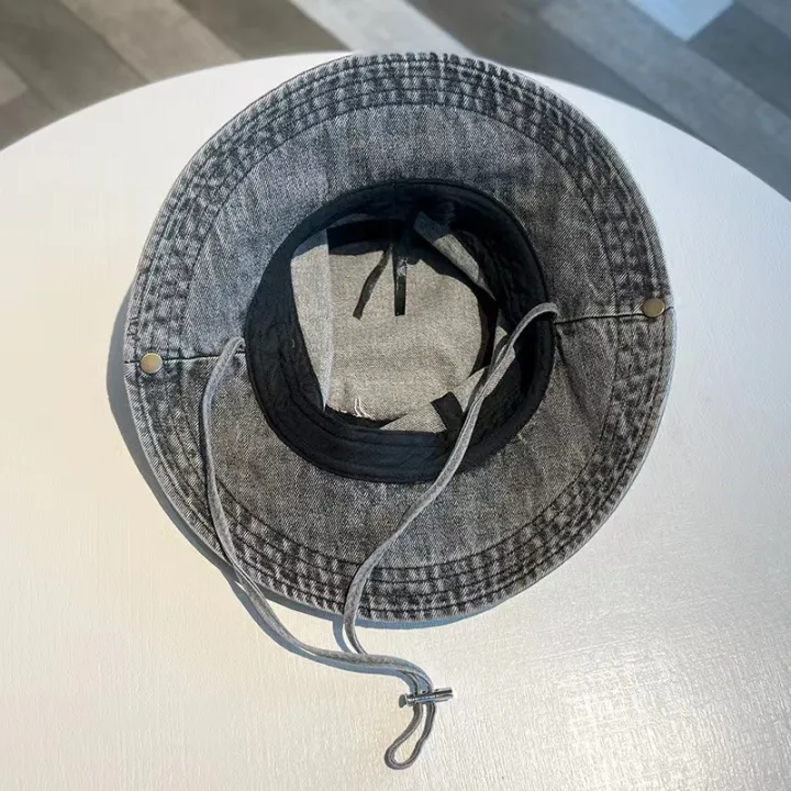 Denim%20Cloth%20Bucket%20Hat%20Men%20Women%20Outdoor%20Fisherman%20Cap%20Retro%20Casual%20Sun%20Protection%20Fishing%20Camping%20Spring%20Summer%20Cowboy%20Hat%20New%20-%20Image%206