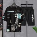 Summer Men's Sets Fashion Tracksuit Men Short Sleeve T Shirts+sport Shorts suits for men Casual Man Clothing Joggers Tracksuits. 