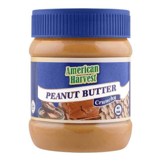 American Harvest Peanut Butter Crunchy 340 g