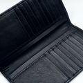 Premium Cow Leather Men's Wallet with Multiple Card Slots and Cash Compartments. 