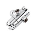3 Way Tee Connector Shower Adapter Shower Diverter Valve Arm Mounted Shower Holder Bathroom Shower Valve.