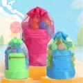 Mesh Swimming Bag For Children Portable Beach Bag Foldable Beach Toys Basket Storage Bag Kids Outdoor Children Swimming Dry Sack. 