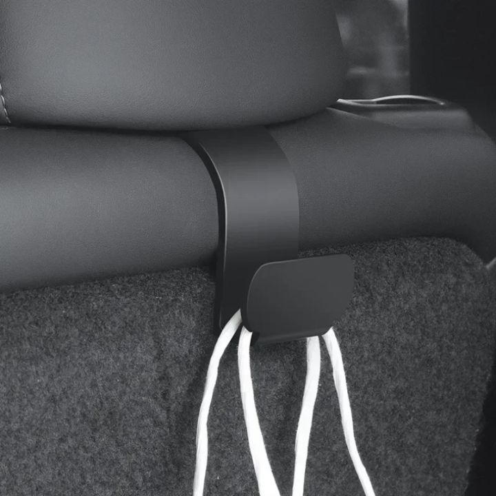 New%202pcs%20Rear%20Headrest%20Hook%20for%20Tesla%20Model%20Y%20Organizer%20Center%20Console%20Head%20Rest%20Storage%20Accessories%20Bag%20Umbrella%20Trunk%20Hanger%20-%20Image%203