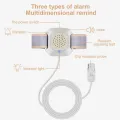 Bedwetting Alarm for Boys and Girl USB Rechargeable Pee Alarm Alarm with Sounds and Vibration Bedwetting Sensor for Kids Adults. 