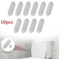 Buffers Toilet Seat Bumpers 10Pcs Sturdy Top Cover White Accessories Cushion Pack Pads Replacement Home Practical. 