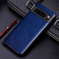 Luxury PU leather Case for Google Pixel 8 7 6 5 Pro 7A 6A 5A 4A 4 XL Business solid color design phone cover Soft TPU&Hard PC.