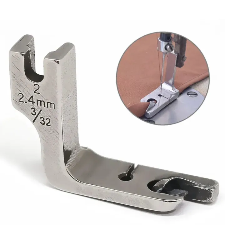 1%20PCS%20Industrial%20Single-needle%20Domestic%20Sewing%20Machine%20Foot%20Hemming%20Presser%20Foot%202.4mm%203/32"%20For%20Brother%20Singer%20Juki%20Accessories%20-%20Image%203