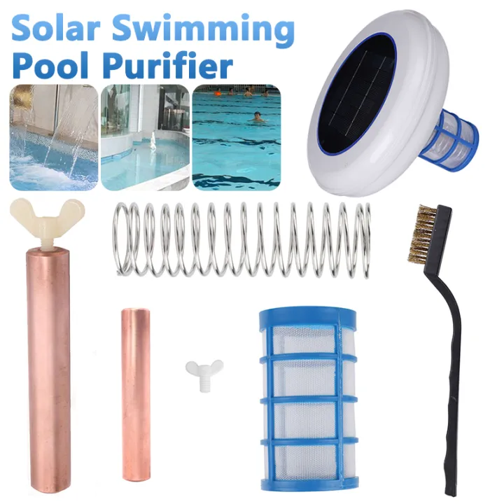 Solar Pool Ionizer Copper Silver Ion Swimming Pool Purifier Algae ...