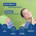 1-10pcs Colourful Exfoliating Gloves, Bath Gloves For Shower, Double Sided Exfoliating Gloves, For Spa, Massage And Body Scrubs. 