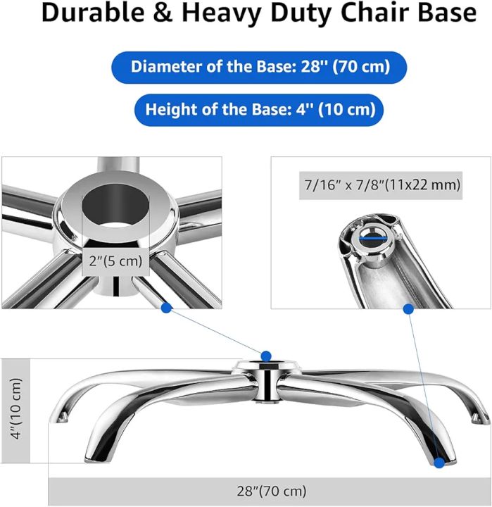 Office%20revolving%20chair%20Steel%20Metal%20Chrome%20base%20with%205%20wheels%20%7C%20Office%20revolving%20chair%20steel%20base%20with%20wheel%20%7C%20Office%20Chair%20Base%20%7C%20Metal%20Steel%20Base%20For%20All%20Chairs%20-%20Image%203