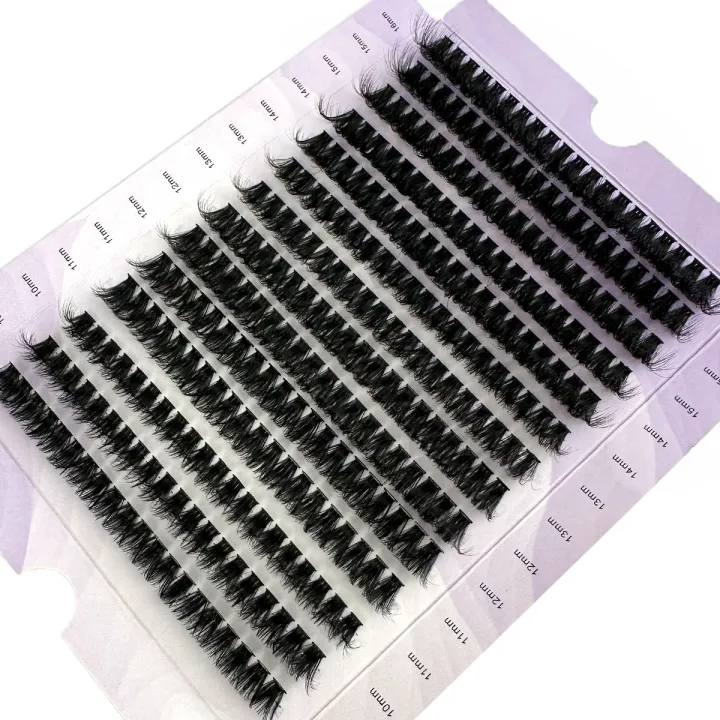 14%20Rows%205D%20Fluffy%20Cluster%20Lashes%2060D/80D/100D/140D/160D%20Thick%20Eyelash%20D/DD%20Curl%209-16mm%20Mix%20Individual%20Lashes%20DIY%20Lash%20Extensions%20-%20Image%203
