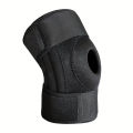 Knee Brace with Side Stabilizers Breathable Adjustable Knee Support Suitable for Sport Training and Knee Pain.