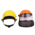 Garden Grass Trimmer Safety Helmet Hat with Full Face Mesh Protective Mask for Logging Brush Cutter Forestry Protection Upgrade. 
