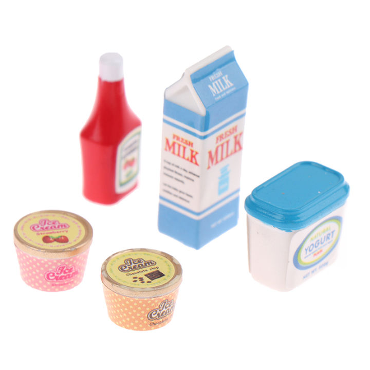 5Pcs/Set%201:12%20Dollhouse%20Miniature%20Food%20Mini%20Tomato%20Sauce%20Iced%20Yogurt%20Dolls%20Kitchen%20Toy%20-%20Image%207