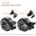 New Upgraded Mini Aluminum Alloy Bike Bell 110dB Loud Sound Innovative Lightweight Cycling Horn For MTB Road Bicycle Accessories. 