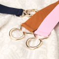 Fashion Metal Buckle Thin Stretchy Waist Belt Striped Elastic Waistband Elegant Women Girdle Accessories Female Belt. 