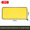 SEAMETAL Microfiber Car Washing Towel 400GSM Double-Sided Coral Velvet Clean Towels High Water Absorption Car Wash Drying Cloth.
