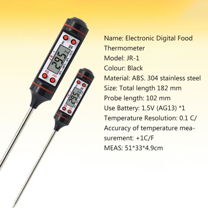Stainless%20Steel%20Cooking%20Thermometers%20Temperature%20Test%20Pen%20-%20%20Kitchen%20Instant%20Read%20Backlit%20Food%20Thermometer%20with%20Long%20Probe%20&%20LCD%20Screen%20for%20Grill,%20Meat,%20Candy,%20BBQ,%20Milk%20and%20Bath%20Water%20-%20Image%208