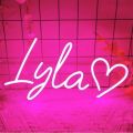 Customized Neon Sign Name Board Best quality Colorful Name Neon Light in Different color and Sizes. 