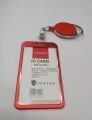 Aluminum alloy metal id card holder with yoyo hook Holder..