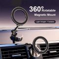 Strong Magnetic Cell Phone Holder Car 360° Swivel Adjustable Back Sticker Holder Magsafe for IPhone 15 Samsung Xiaomi Universal. 