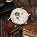Orient Sport Automatic Mechanical Unisex Watch Full Function World Time Leather Strap. 