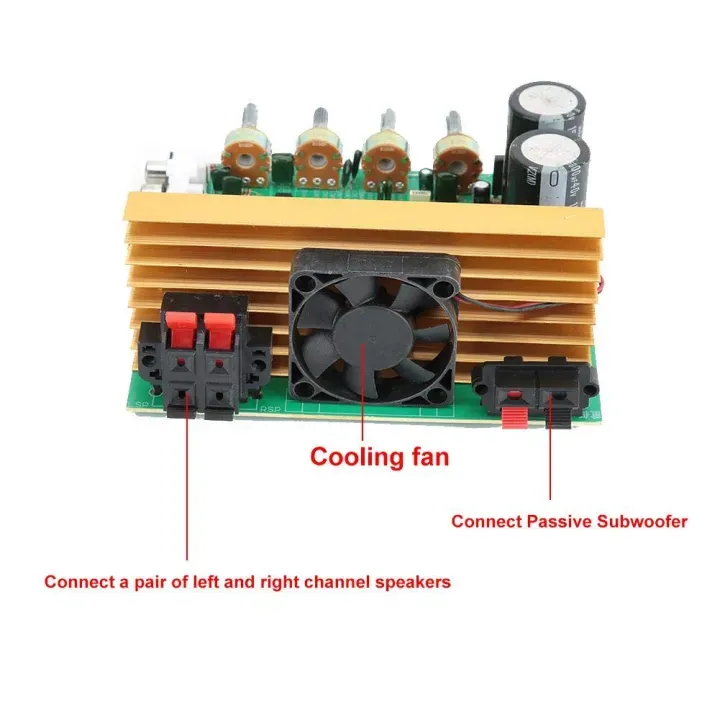 6%20Transistor%203%20Channel%202.1%20Class%20H%20Subwoofer%20Stereo%20L%20R%20Power%20Amplifier%20Board%20AC%2018-24V%20320W%20Amplifier%20-%20Image%204