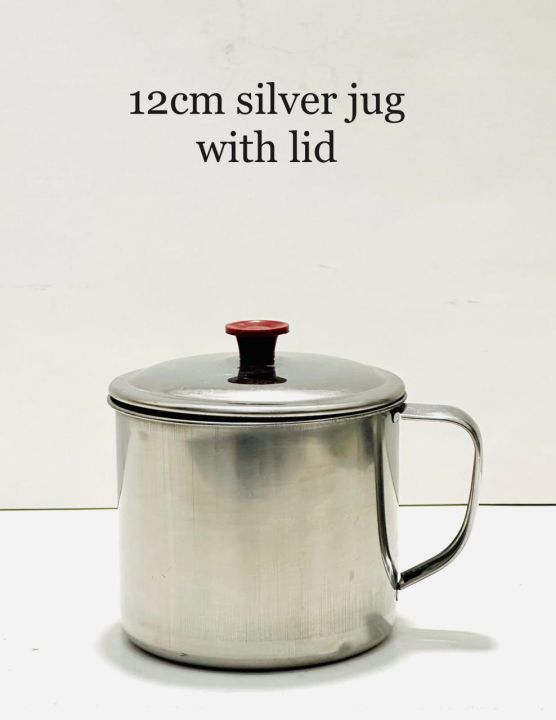 Best Quality Silver Quality 12cm/9cm Jugs with Lid
