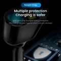 66W Fast Charging Car Charger QC3.0 Cigarette Multifunctional USB Type C Car Phone Charger For iphone .