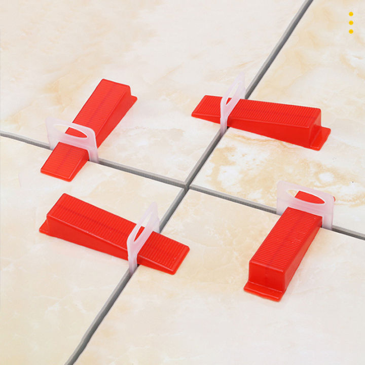 Tile Setting Clips 100pcs Ceramic Tile Leveling System Clips Spacers Laying Clips For Tile ...