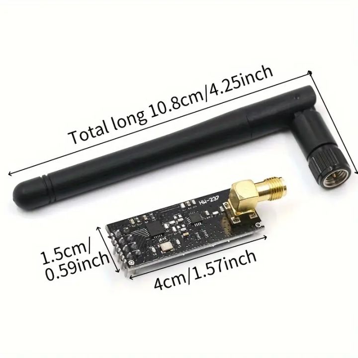 HW-237%202.4GHz%20NRF24L01+PA+LNA%20SMA%20Wireless%20Transceiver%20Module%20with%20Antenna%20-%20Image%203