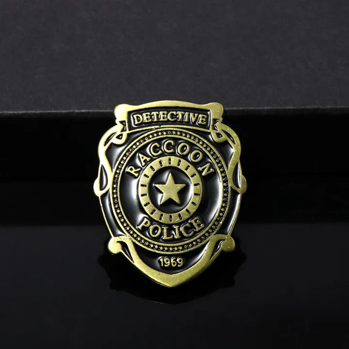 Raccoon%20Police%20Department%20Residents%20Evil%20movie%20badge%20Enamel%20Pin%20brooch%20jewelry%20Backpack%20Decorate%20-%20Image%202