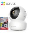Ezviz H6c Wifi Indoor Home Smart Security Two-Way Talk 2MP Full HD 360° Pan Tilt Night Vision CCTV Camera With 128GB Memory Card Incluing. 