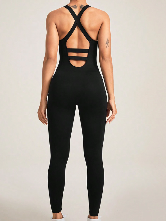 Seamless%20Women'S%20Yoga%20Jumpsuits%20Racerback%20Strappy%20Back%20Athletic%20One-Piece%20Bodysuits%20For%20Gym%20&%20Workout%20Activewear%20-%20Image%205