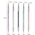 5Pc Nails Art Dotting Pen Acrylic Drawing Liner Supplies Brush Rhinestone Gems Picker UV Gel Painting Manicure Accessoires Tools. 