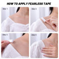 Double Sided Safety Body Tape, 5 Meters, Transparent Underwear Tape, Bra, Medical Waterproof Tape, Anti Reflective Sticker. 