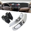 Center A/C Dash Air Vent Trim Panel Grille Console Outlet Insert Frame for 2003-2009 Lexus GX470 Toyota Land Cruiser Prado 120. 