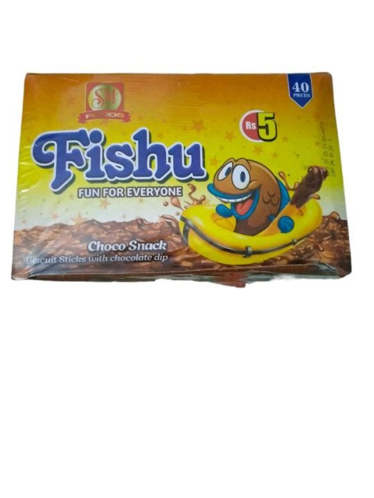 FISHU fun for everyone  Choco snack children loves it