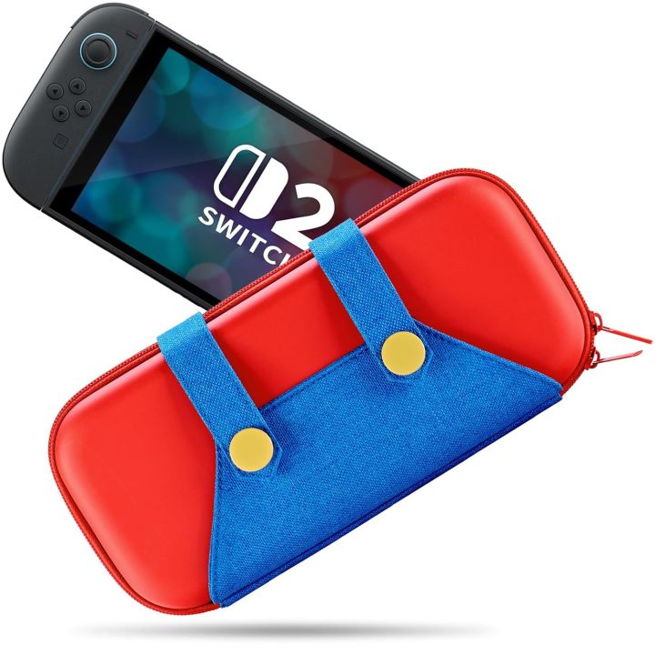 Carrying Case Compatible with NS Switch 2 - For Console & Accessories Portable Hard Shell Pouch Carrying Travel Bag