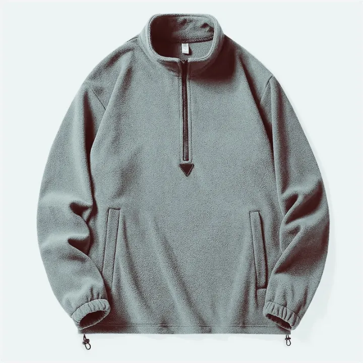 Winter%20Front%20Zipper%20And%20Front%20Pocket%20Design%20Polar%20Sweatshirt%20For%20Men%20And%20Women%20-%20Image%203