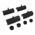 Motorcycle Rubber Grommet Support Cushion Hard Saddlebag Cover For Harley Touring Road King Electra Street Glide FLHT 1994-2013. 