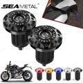 SEAMETAL Motorcycle Handle Bar Balancer CNC Aluminum Alloy Bar End Hump Universal Motor Handle Cover Balance Block. 