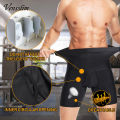 【Hot-Selling】 Men Slimming Belly Trimmer Waist Trainer Shapewear Compression Body Shaper Tummy Control Pants Thigh Slimmer Shorts.
