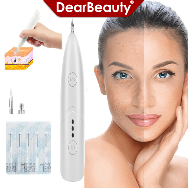 Laser Plasma Pen Black Dots Freckles Mole Wart Remover Pen Dark Spot Remover For Face Electric Pimples Tattoo Skin Tag Removal
