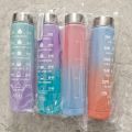 300ml 1pc Gradient Frosted Water Bottle. 