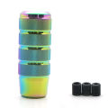 Universal 95MM Non-Slip Gear Shift Knob Manual Transmission Aluminum knurled Shifter Lever Knob. 