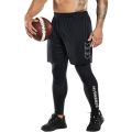 Men's 2 In1 Compression Sport Pants Quick Dry Training Athletic Pants Male Gym Fitness Jogging Running Workout Trousers.