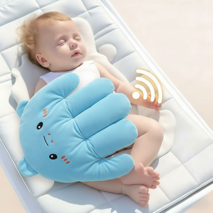 Soothing Baby Sleep Aid Pillow Babies Soothing Palms Baby Sleep Aid Infant Calming Sleeper Remote Control Hand Palms for Toddler